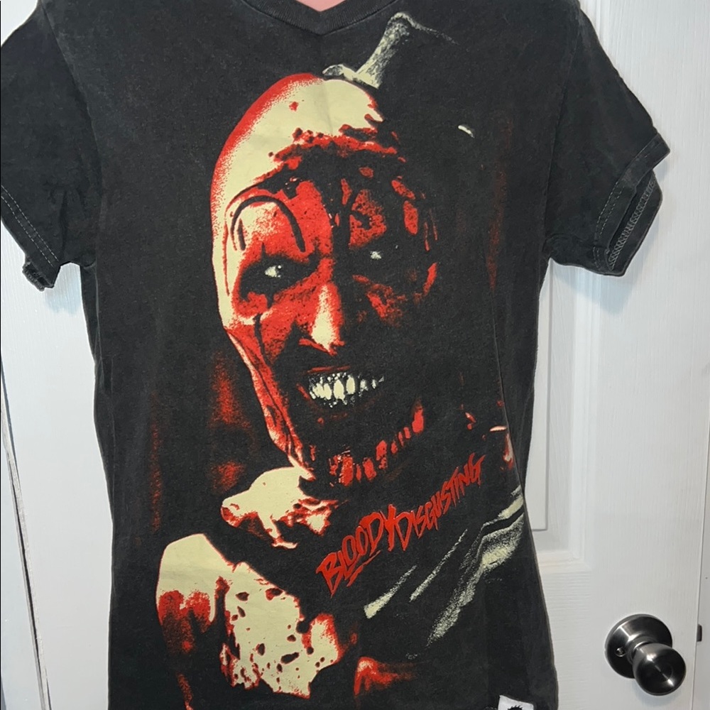 Ripple Junction Black and Red Graphic Tee